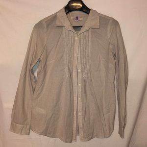 EXCELLENT CONDITION LOFT BRAND THIN PIN STRIPE TOP